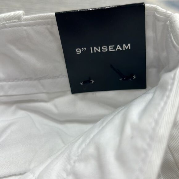 J. Crew Factory 9" flex chino short in white NWT size 28 - Picture 8 of 12